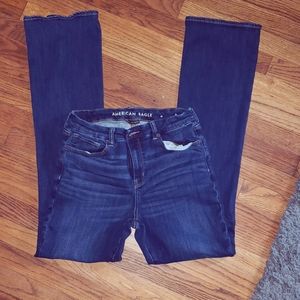 American Eagle Next Level Stretch Curvy Skinny Kick size 10 long